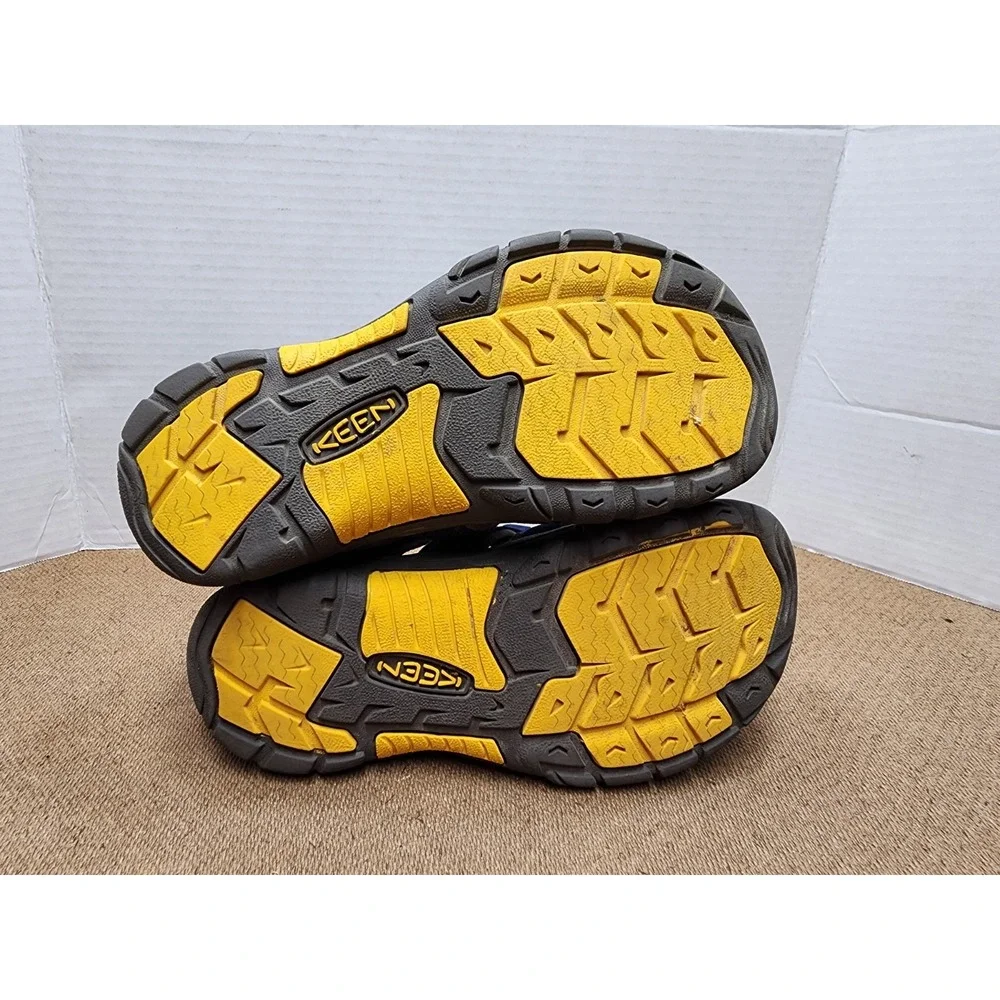 Keen Waterproof Hiking Sandals Youth 5 Newport H2 Blue Hook & Loop 1009962